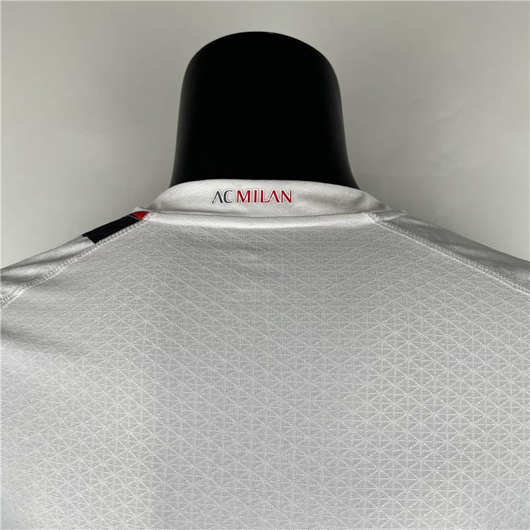 AC Milan Football Shirt 23/24 Away White Soccer Jersey Shirt (Authentic Version) - Click Image to Close